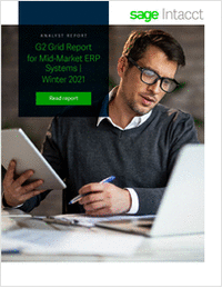G2 Grid Report for Mid-Market ERP Systems Winter 2021