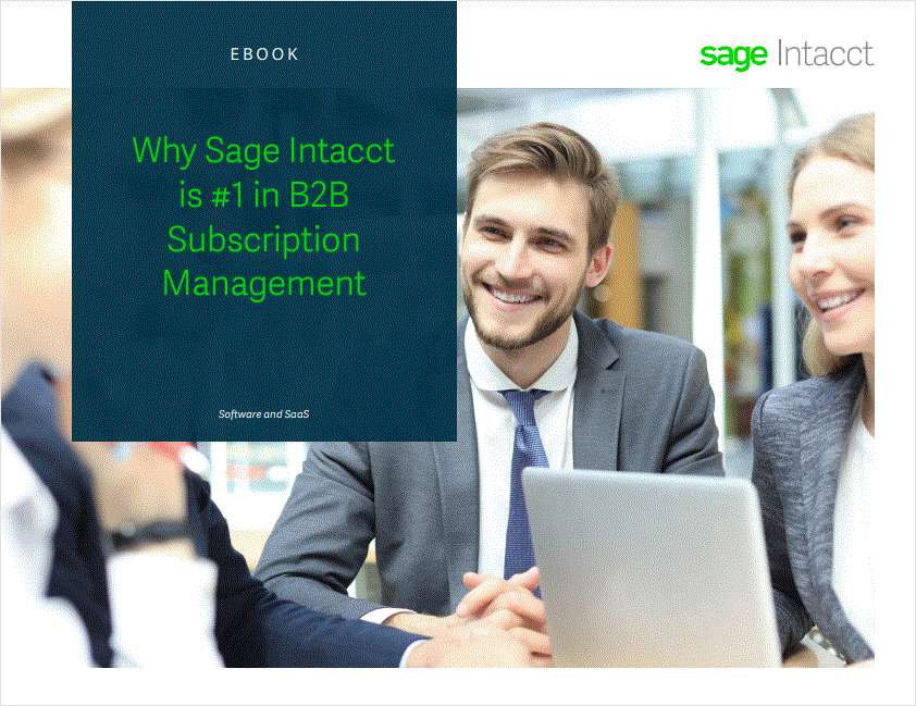 Why Sage Intacct is #1 in B2B Subscription Management