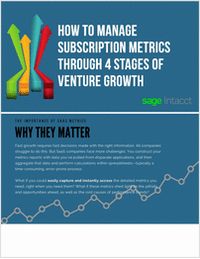 How to Manage Subscription Metrics Through 4 Stages of Venture Growth