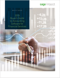 2019 Buyer's Guide to Accounting Software for Financial Services