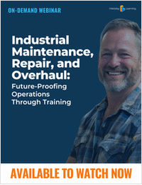 Industrial Maintenance, Repair, and Overhaul: Future-Proofing Operations Through Training