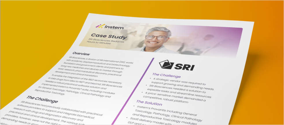 Case Study: Provantis® Integrated Preclinical Software