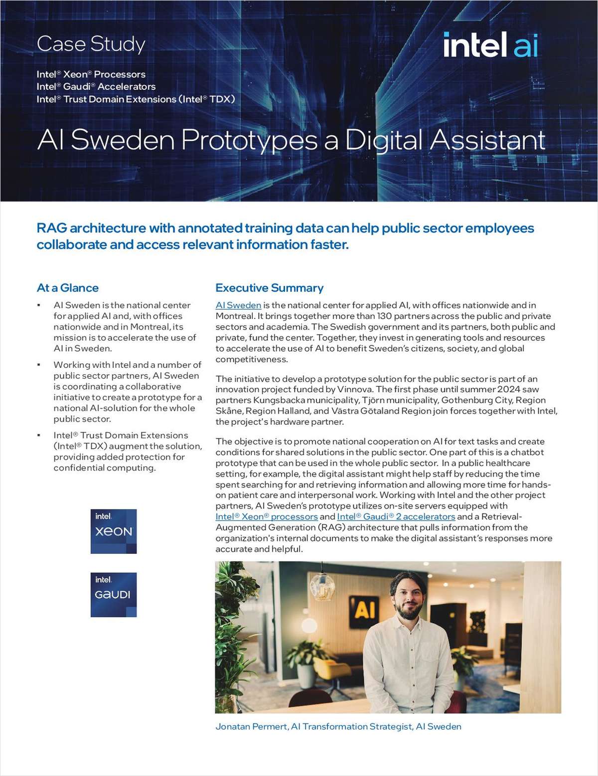 AI Sweden Prototypes a Digital Assistant