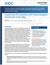 Supporting the Evolution of AI Vision Compute Workloads at the Edge