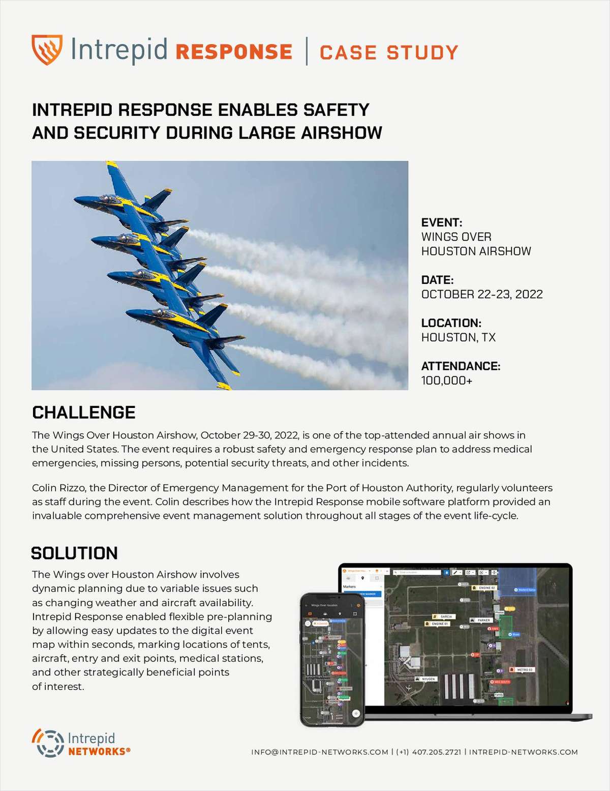 INTREPID RESPONSE ENABLES SAFETY AND SECURITY DURING LARGE AIRSHOW
