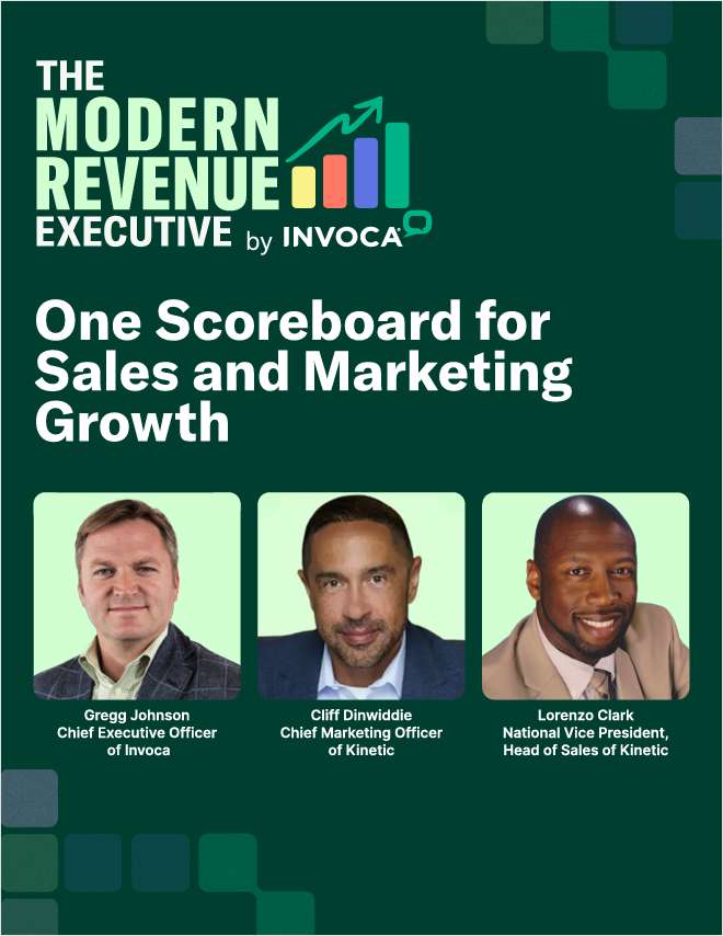 Kinetic One Scoreboard for Sales and Marketing Growth