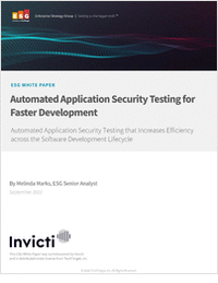 ESG Report: Automated Application Security Testing for Faster Development