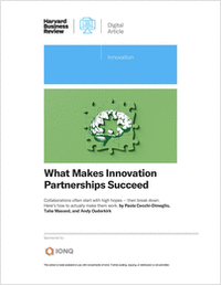 What Makes Innovation Partnerships Succeed