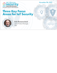 Three Key Focus Areas for IoT Security