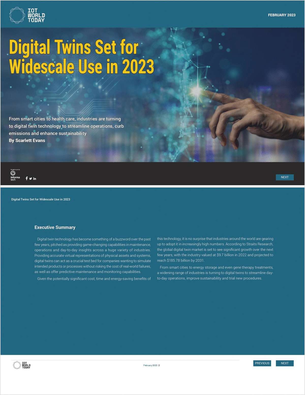 Digital Twins Set for Widescale Use in 2023