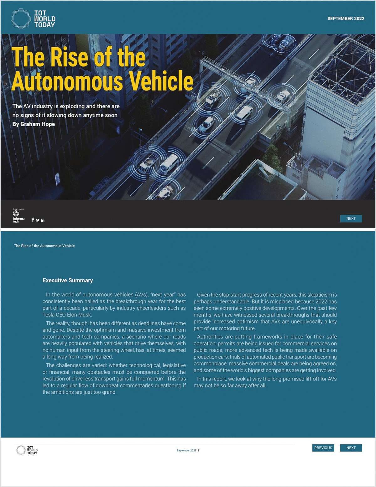 The Rise of the Autonomous Vehicle