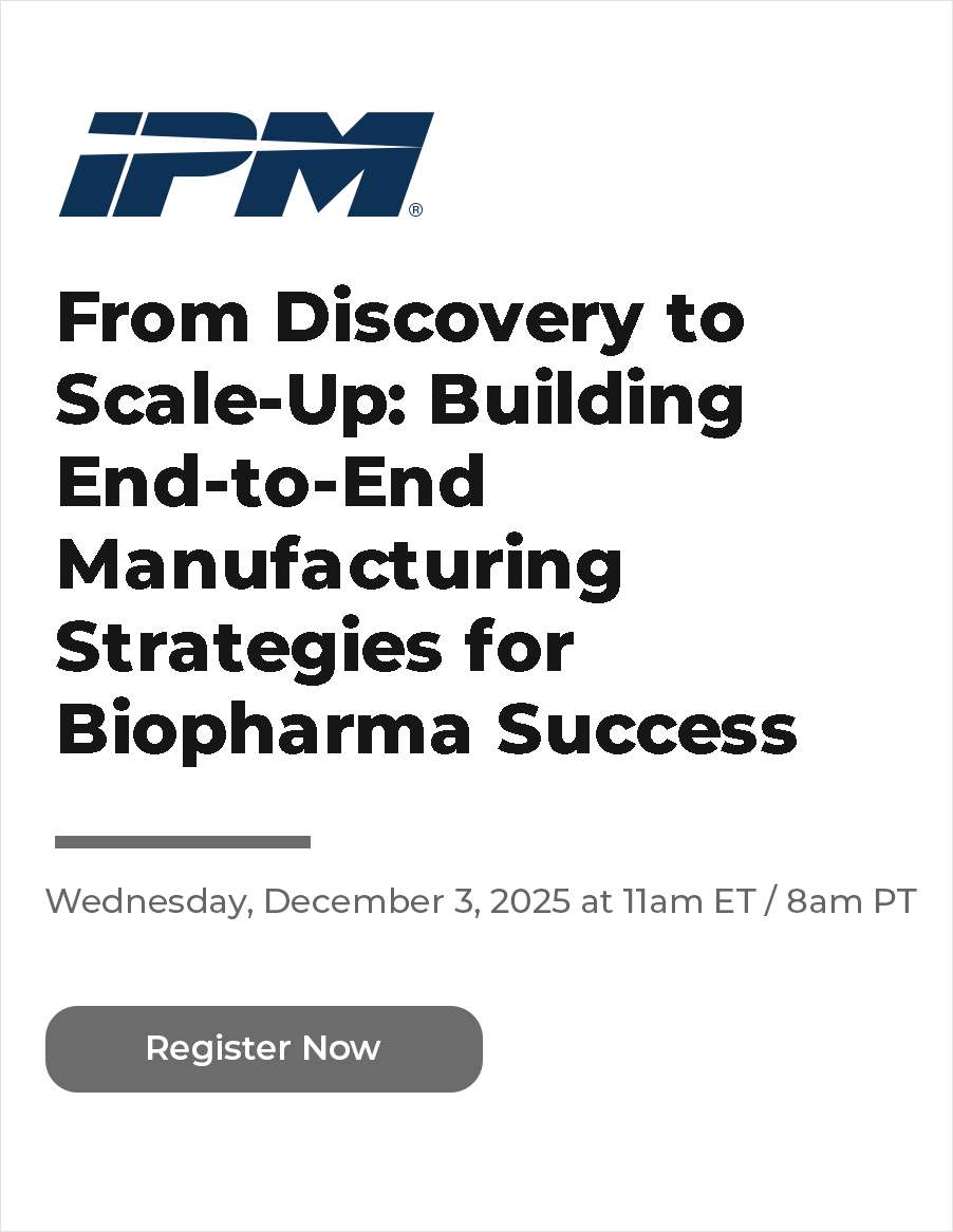 From Discovery to Scale-Up: Building End-to-End Manufacturing Strategies for Biopharma Success