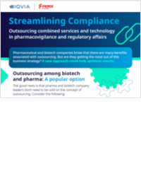Streamlining Compliance: Outsourcing combined services and technology  in pharmacovigilance and regulatory affairs