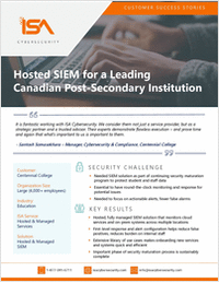 Hosted SIEM for a Leading Canadian Post-Secondary Institution