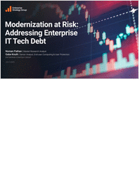Modernization at Risk: Addressing Enterprise IT Tech Debt
