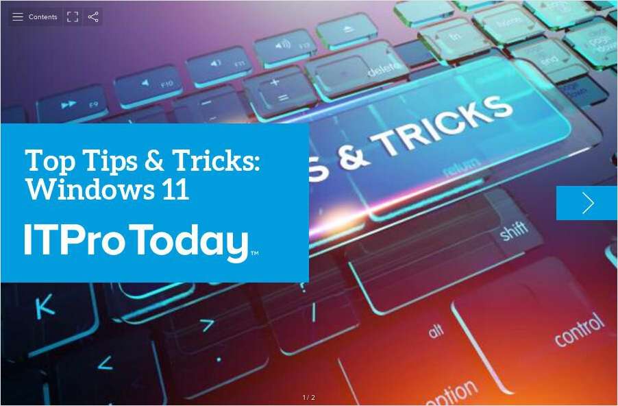 Top Tips and Tricks: Windows 11