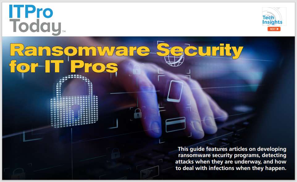 Ransomware Security for IT Pros