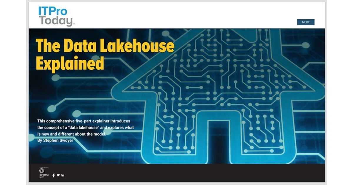 The Data Lakehouse Explained