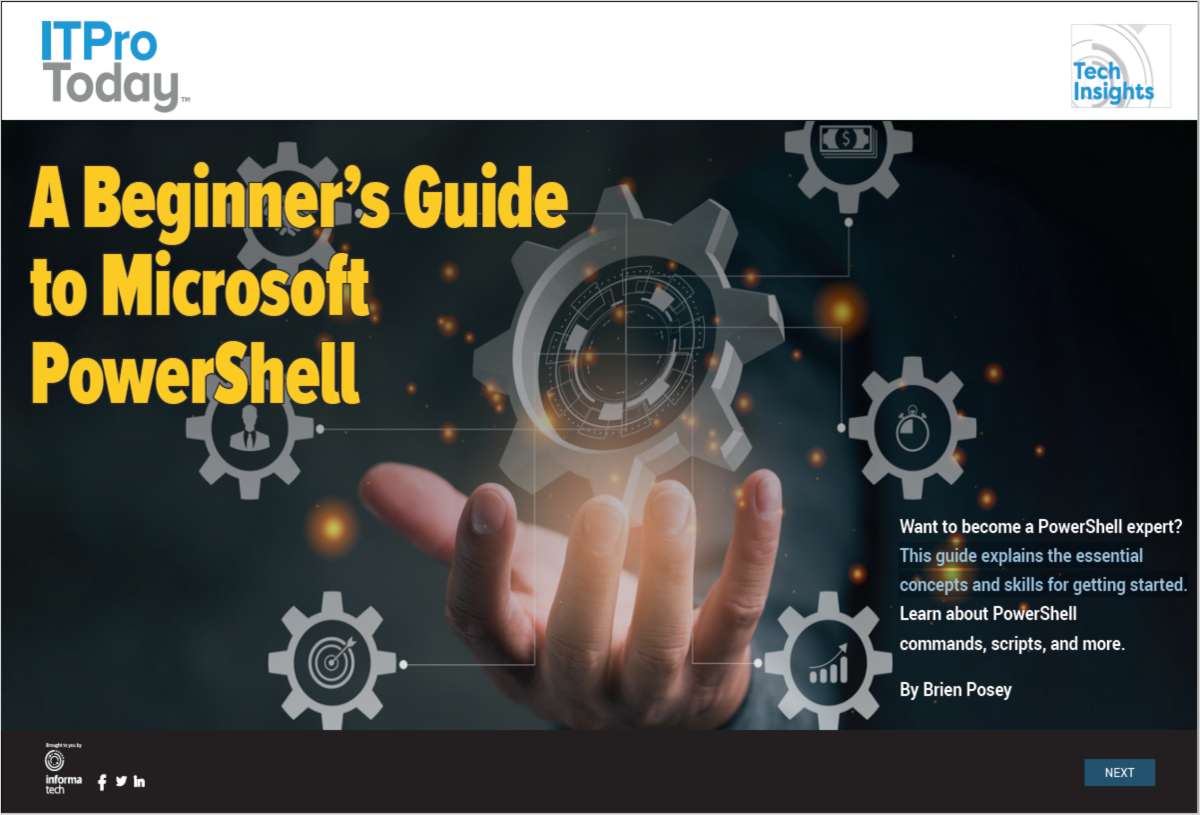 A Beginner's Guide to Microsoft PowerShell