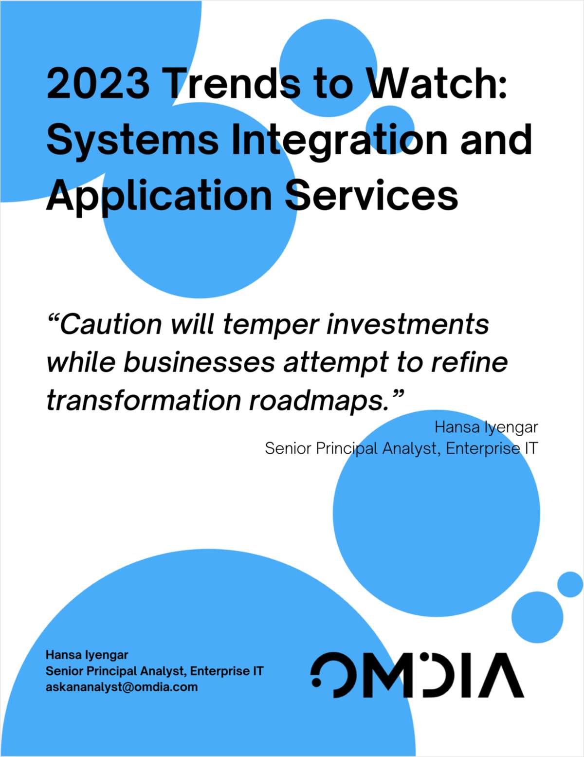 2023 Trends to Watch: Systems Integration and Application Services