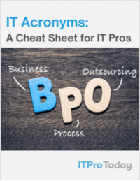 IT Acronyms: A Cheat Sheet for IT Pros