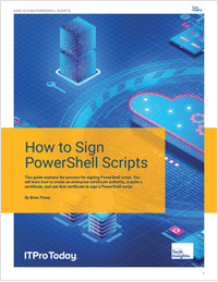 How to Sign PowerShell Scripts
