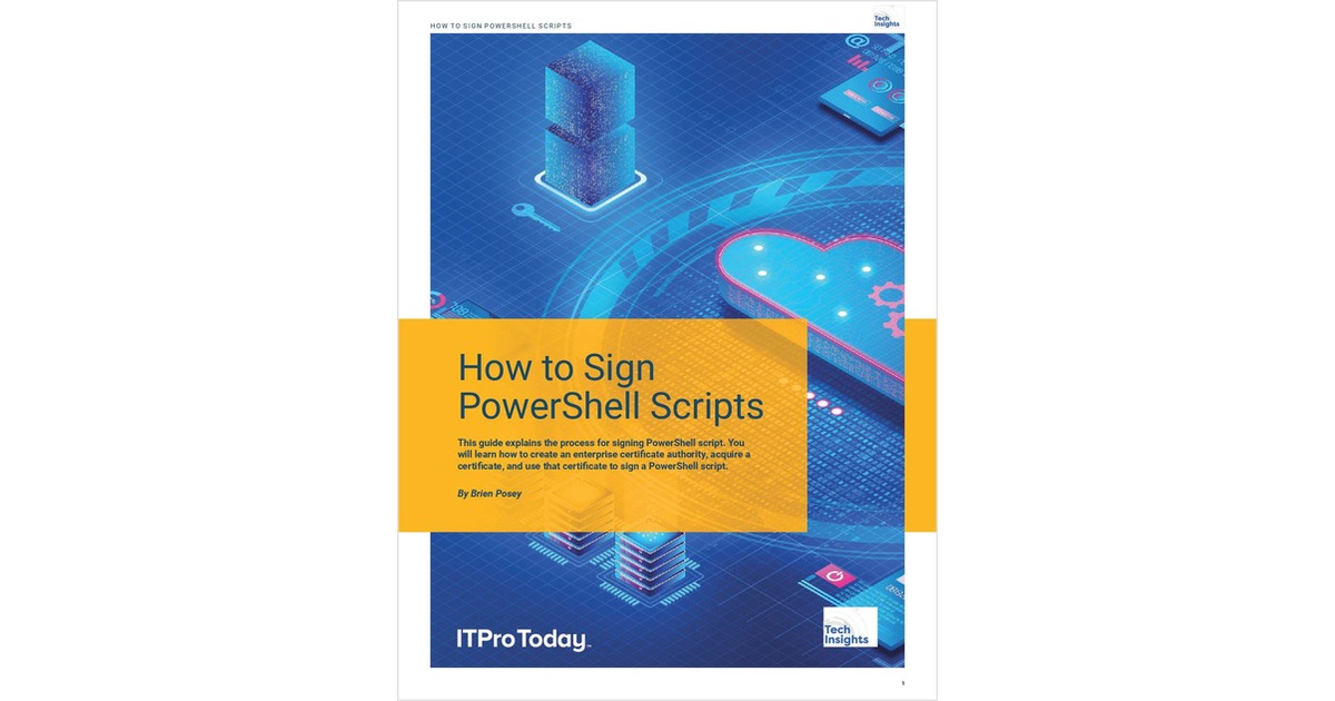 How To Sign Powershell Scripts Free How To Guide 3259