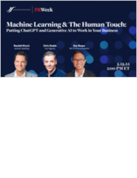 Machine Learning & The Human Touch: Putting ChatGPT and Generative AI to Work in Your Business