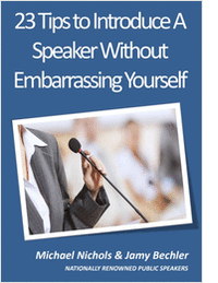 23 Tips to Introduce a Speaker Without Embarrassing Yourself