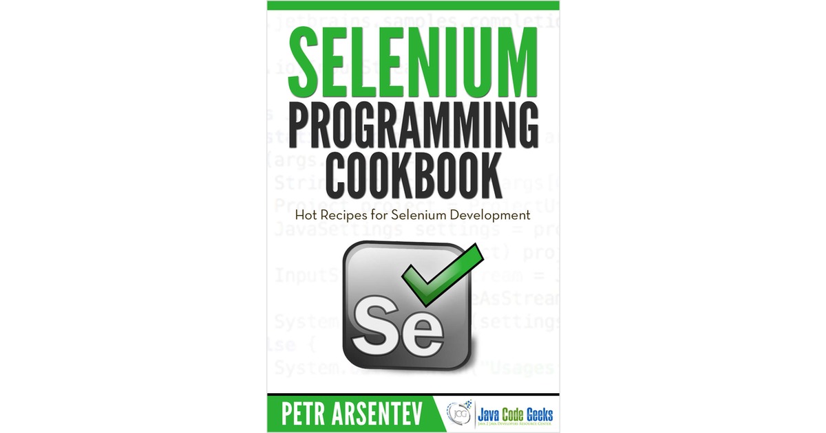 Selenium Programming Cookbook