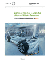 Cleanliness Inspection of Automotive Lithium Ion Batteries Manufacture