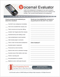 Voicemail Evaluator Cheat Sheet