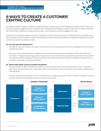 6 Ways To Create a Customer Centric Culture