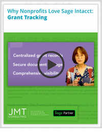 Why Nonprofits Love Sage Intacct: Sage Intacct Grant Tracking