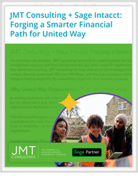 JMT Consulting + Sage Intacct: Forging a Smarter Financial Path for United Way