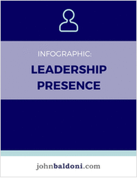 Leadership Presence

This infographic is designed to remind and reinforce essential leadership traits to maximize your leadership presence. Learn More >
