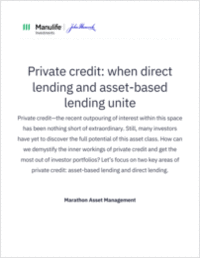 Private credit: when direct lending and asset-based lending unite