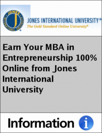 Earn Your MBA in Entrepreneurship 100% Online from Jones International University