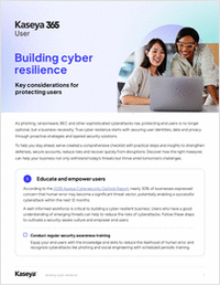Building cyber resilience