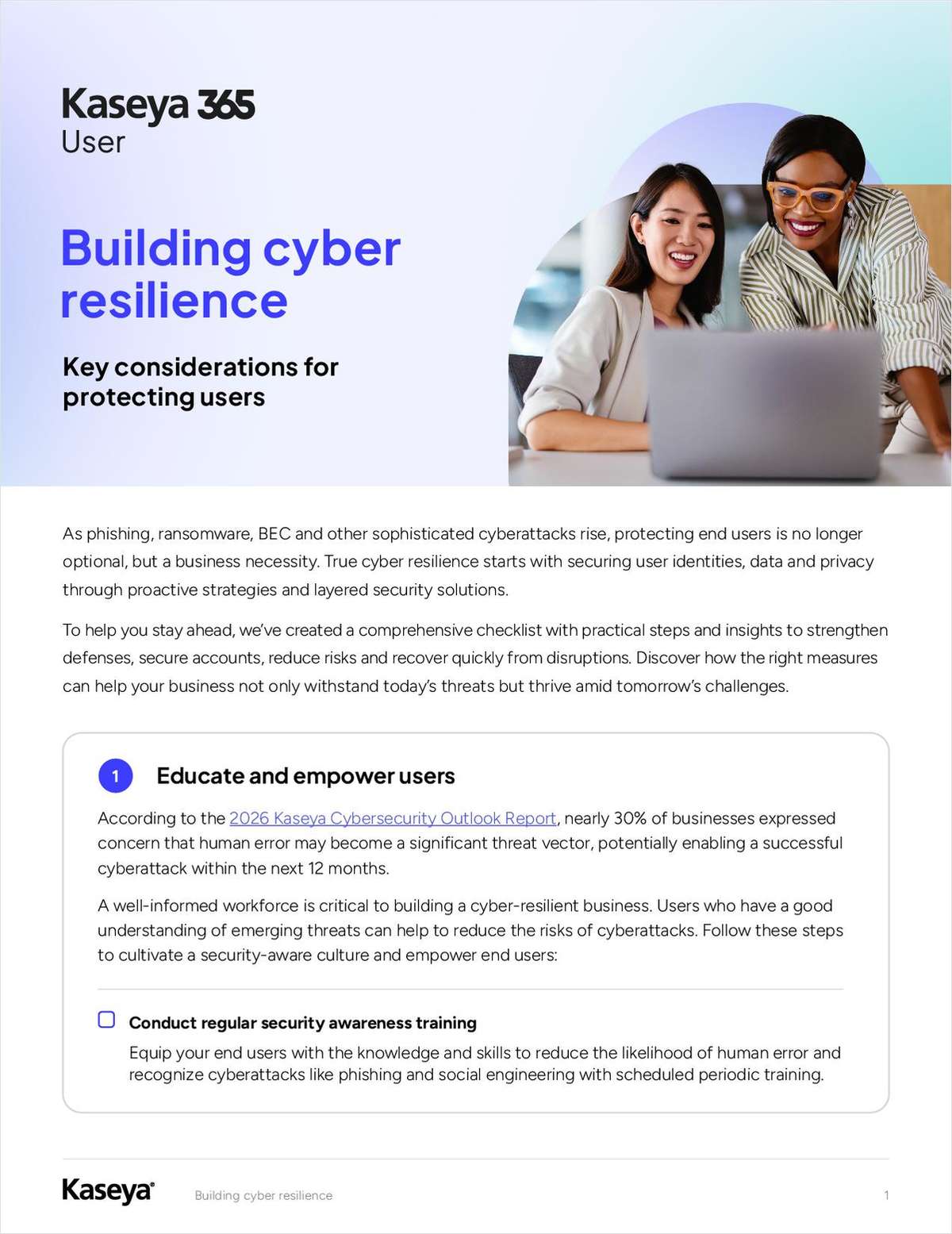 Building cyber resilience