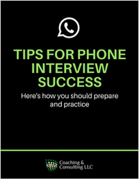 Tips For Phone Interview Success
