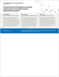 A statementworX program provides expert power and performance engineering support.