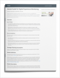 Gartner Market Guide for Digital Experience Monitoring, 2020