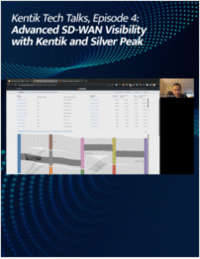 Kentik Tech Talks, Episode 4: Advanced SD-WAN Visibility with Kentik and Silver Peak