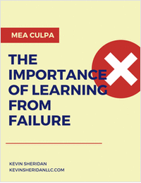 Mea Culpa - The Importance of Learning from Failure