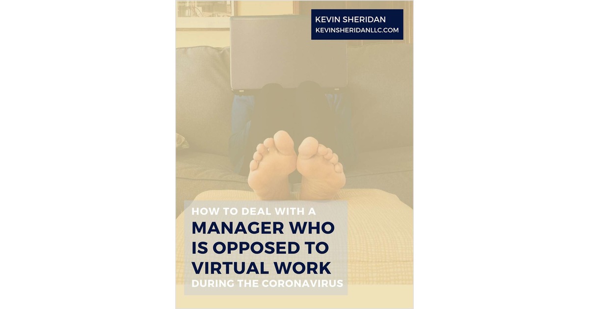 How to Deal with a Manager Who is Opposed to Virtual Work During the Coronavirus