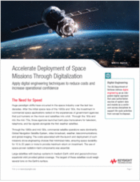 Accelerate Deployment of Space Missions Through Digitization