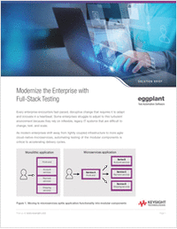 Solution Brief: Modernize the Enterprise with Full Stack Testing