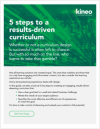 5 Steps to a Results-Driven Learning Curriculum