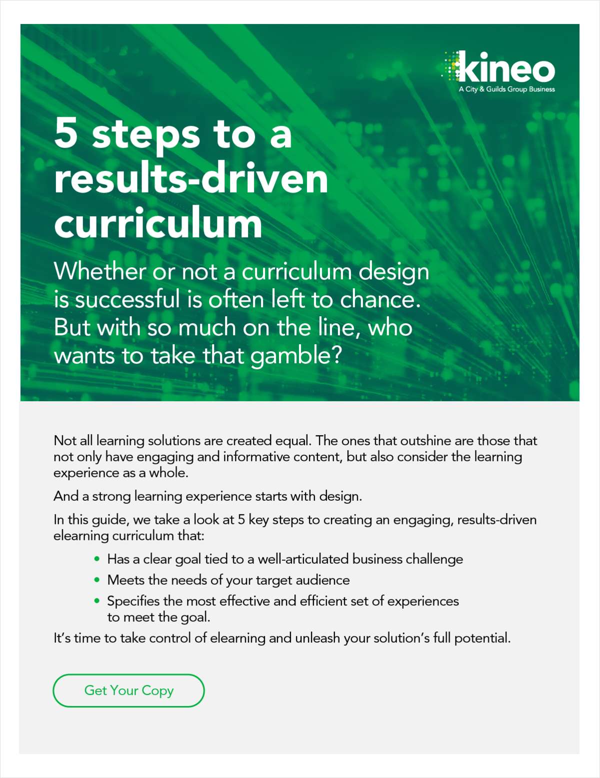 5 Steps to a Results-Driven Learning Curriculum